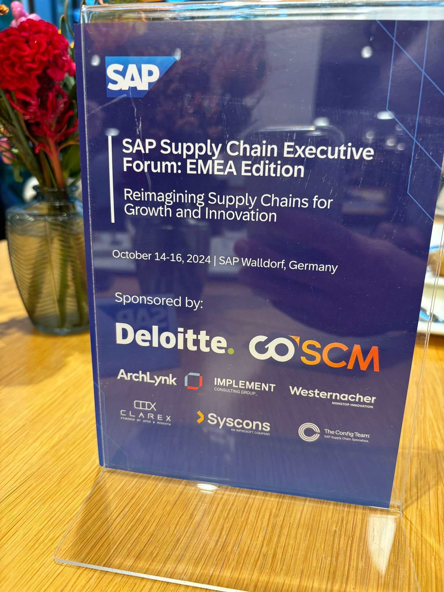 sap supply chain executive forum emea edition